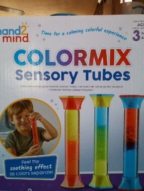 ColorMix Sensory Tubes - Red, Green, Blue, Yellow